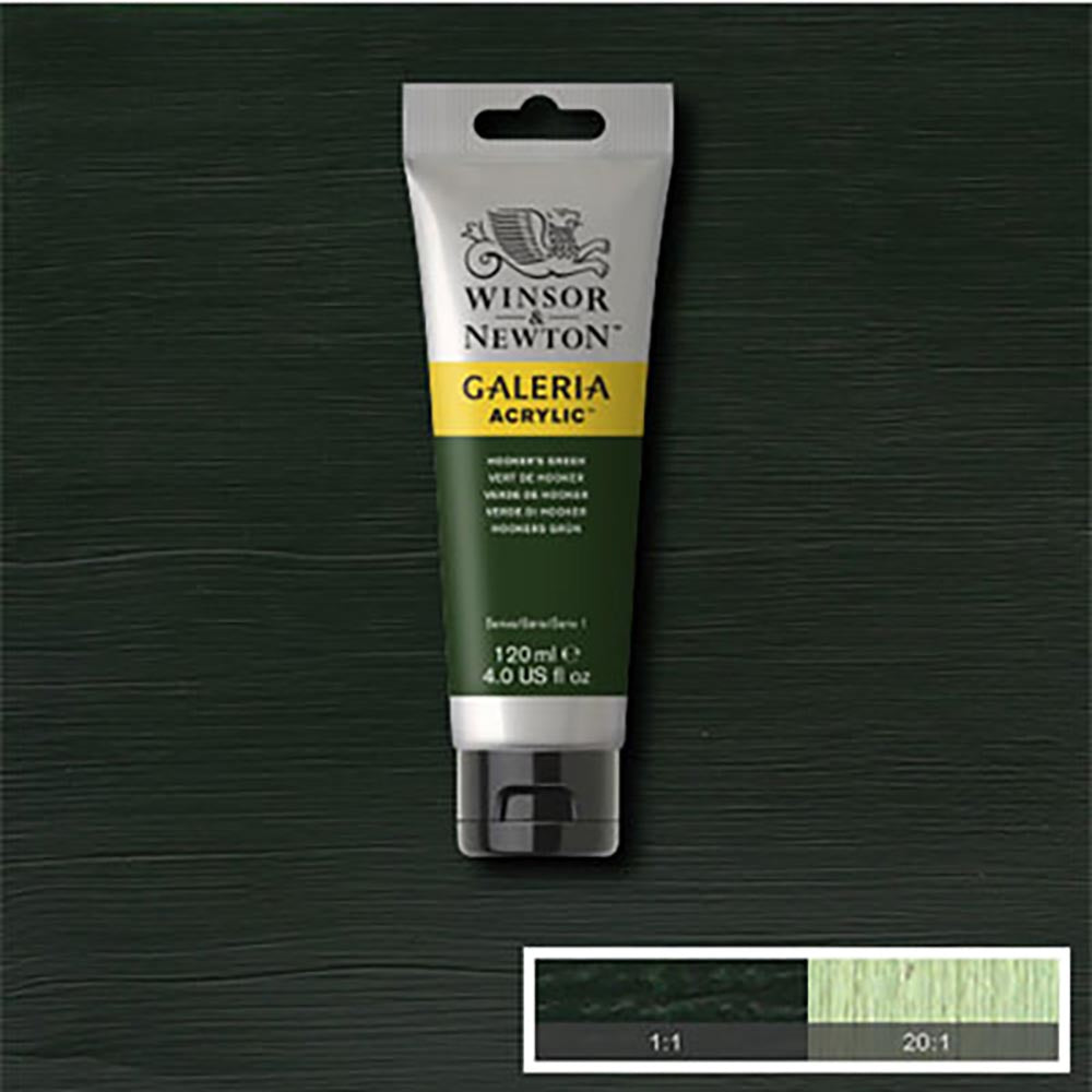 Winsor & Newton Galeria Acrylic 120ml Hooker’s Green 311