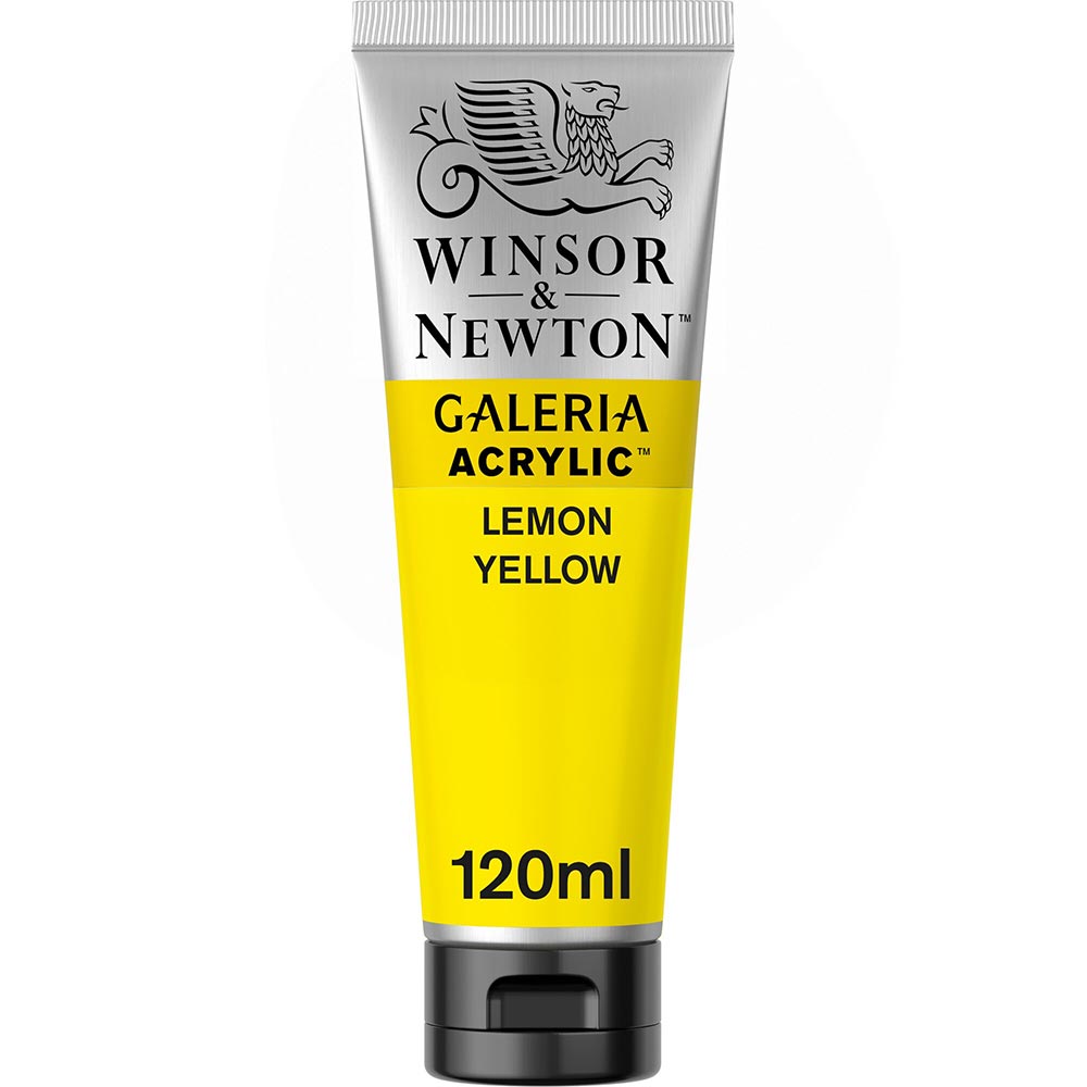 Winsor & Newton Galeria Acrylic 120ml Lemon Yellow Hue 346