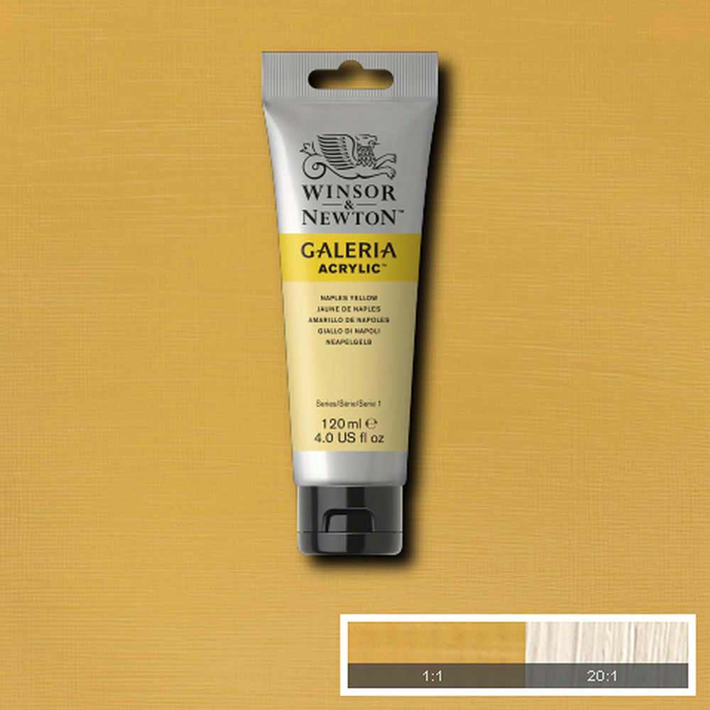 Winsor & Newton Galeria Acrylic 120ml Naples Yellow 422