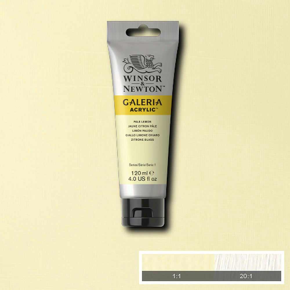 Winsor & Newton Galeria Acrylic 120ml Pale Lemon 434