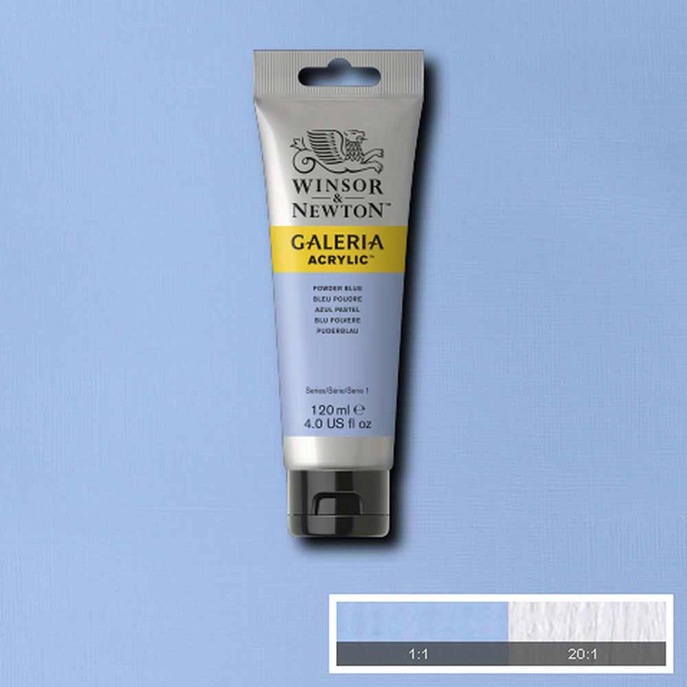 Winsor & Newton Galeria Acrylic 120ml Powder Blue 446