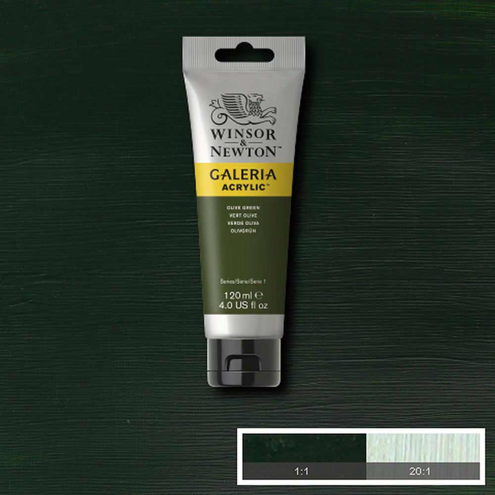 Winsor & Newton Galeria Acrylic 120ml Olive Green 447