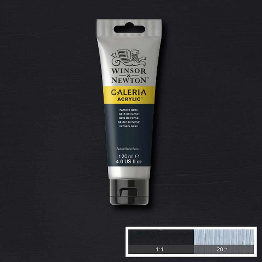 Winsor & Newton Galeria Acrylic 120ml Payne’s Gray 465