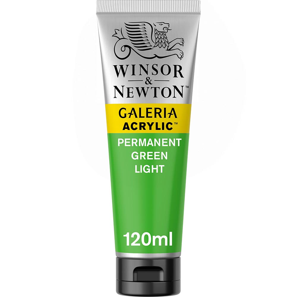 Winsor & Newton Galeria Acrylic 120ml Permanent Green Light 483