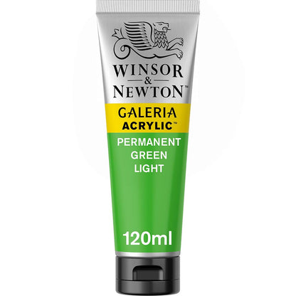 Winsor & Newton Galeria Acrylic 120ml Permanent Green Light 483