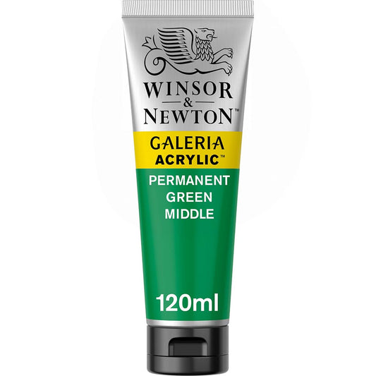 Winsor & Newton Galeria Acrylic 120ml Permanent Green Middle 484