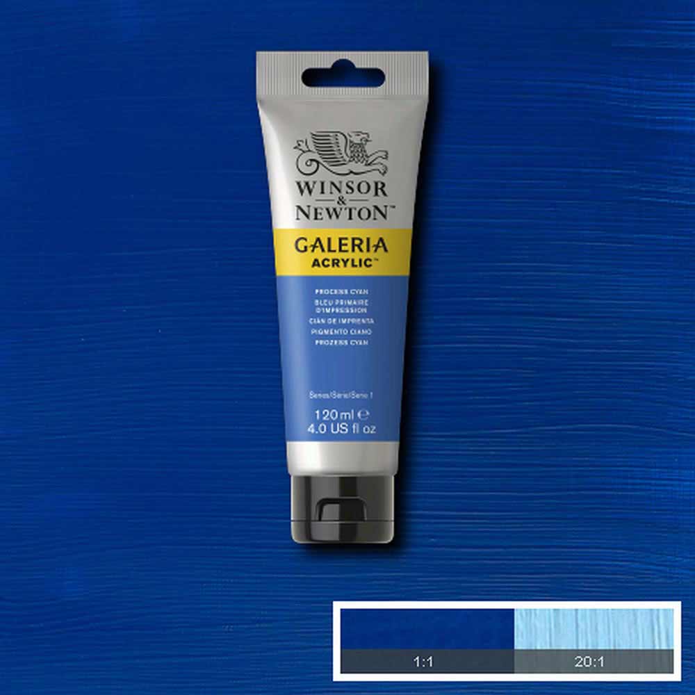 Winsor & Newton Galeria Acrylic 120ml Process Cyan 535