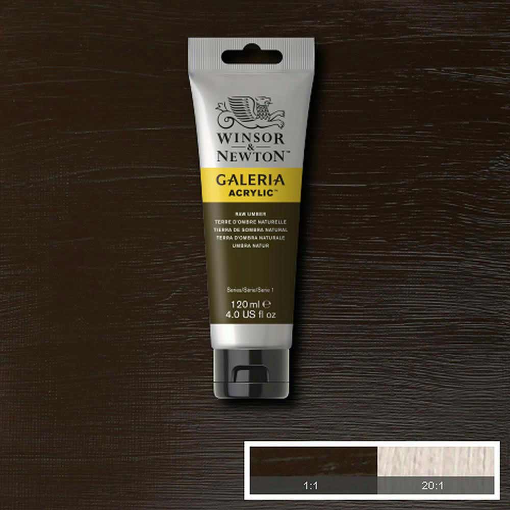 Winsor & Newton Galeria Acrylic 120ml Raw Umber 554