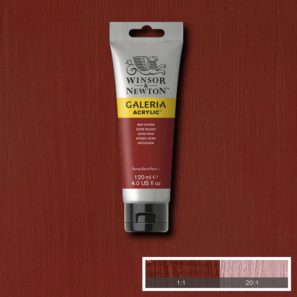 Winsor & Newton Galeria Acrylic 120ml Red Ochre 564