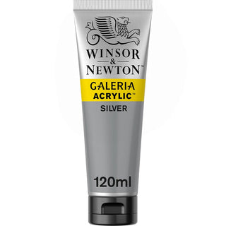 Winsor & Newton Galeria Acrylic 120ml Silver 617 (Metalik)