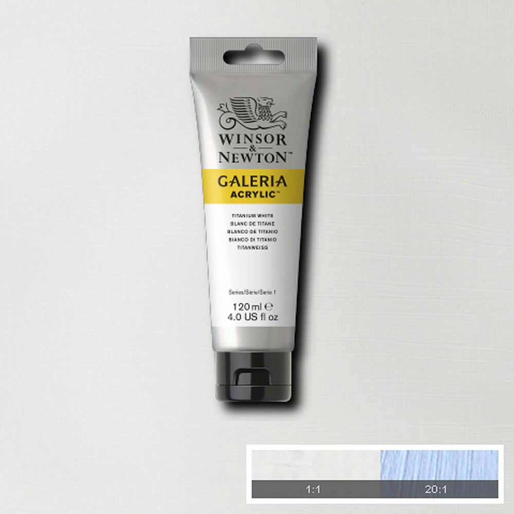 Winsor & Newton Galeria Acrylic 120ml Titanium White 644