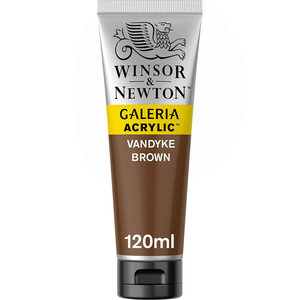 Winsor & Newton Galeria Acrylic 120ml Vandyke Brown 676