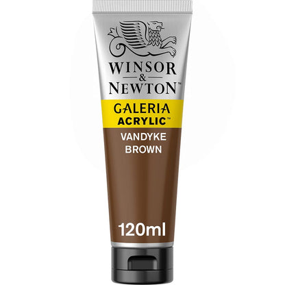 Winsor & Newton Galeria Acrylic 120ml Vandyke Brown 676