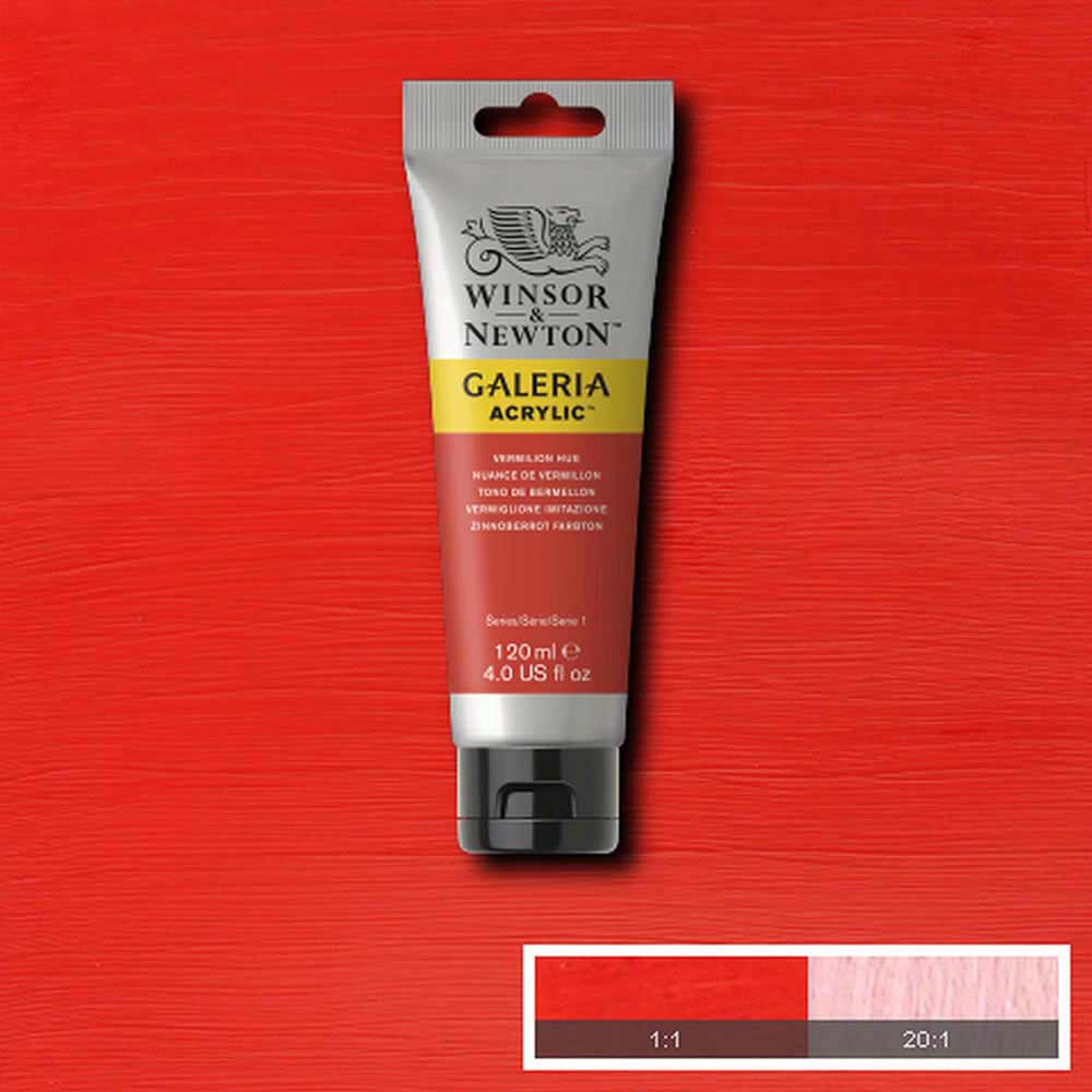Winsor & Newton Galeria Acrylic 120ml Vermilion Hue 682