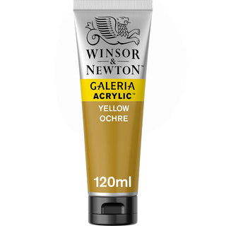Winsor & Newton Galeria Acrylic 120ml Yellow Ochre 744