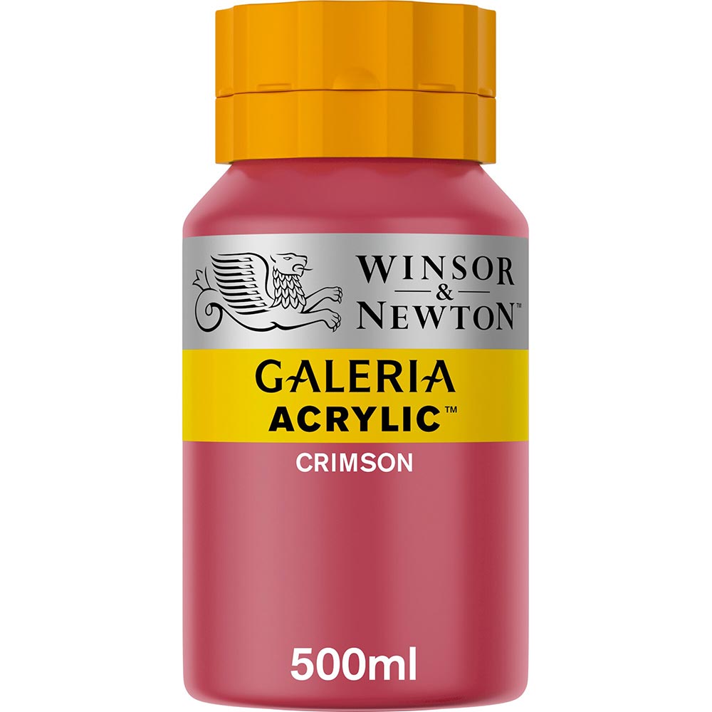 Winsor & Newton Galeria Acrylic 500ml Crimson 203