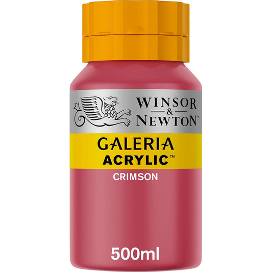 Winsor & Newton Galeria Acrylic 500ml Crimson 203