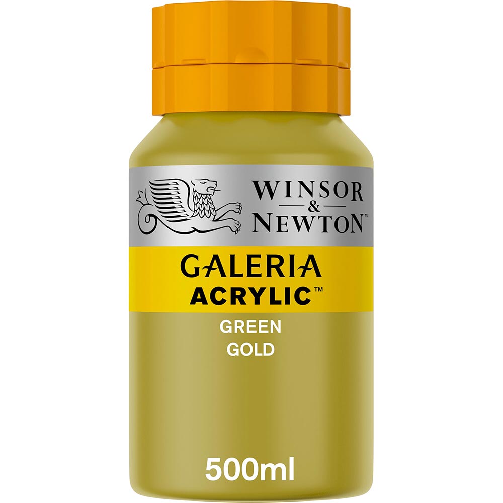 Winsor & Newton Galeria Acrylic 500ml Green Gold 294