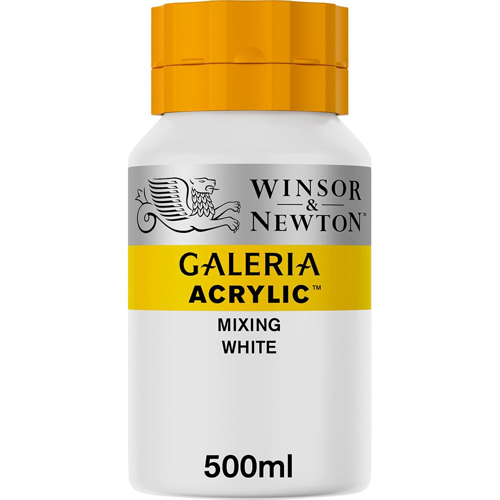 Winsor & Newton Galeria Acrylic 500ml Soft Mixing White 415