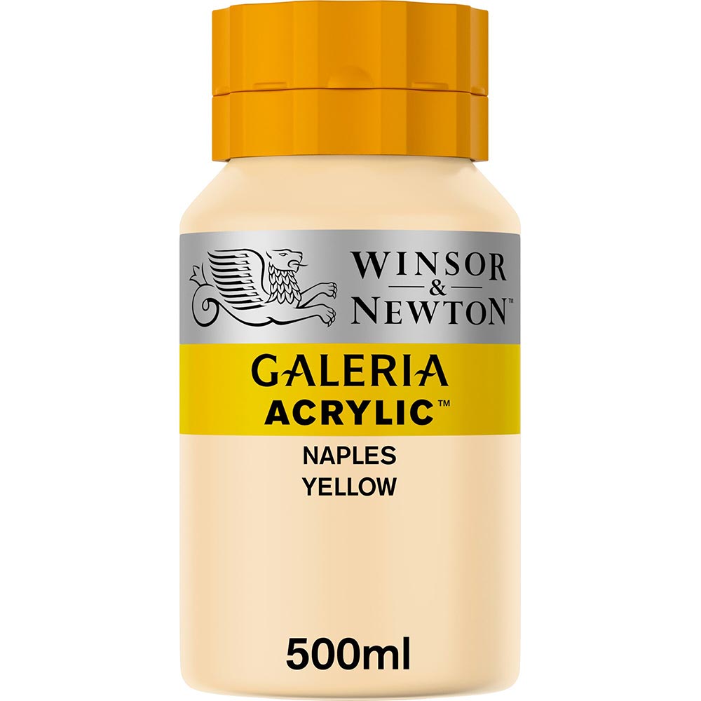 Winsor & Newton Galeria Acrylic 500ml Naples Yellow 422