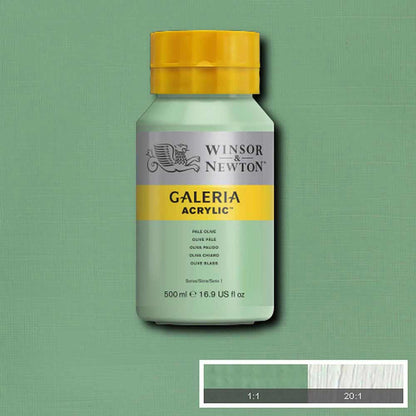 Winsor & Newton Galeria Acrylic 500ml Pale Olive 435