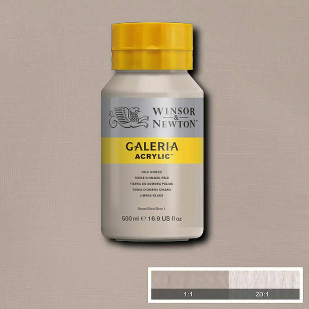 Winsor & Newton Galeria Acrylic 500ml Pale Umber 438