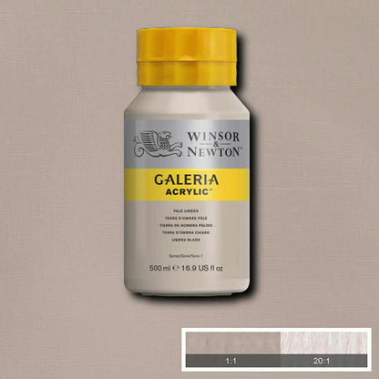 Winsor & Newton Galeria Acrylic 500ml Pale Umber 438