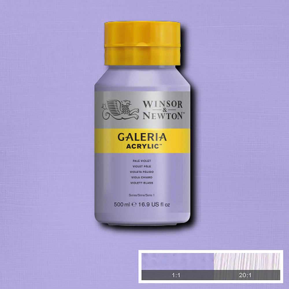 Winsor & Newton Galeria Acrylic 500ml Pale Violet 444
