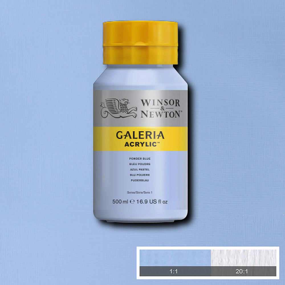 Winsor & Newton Galeria Acrylic 500ml Powder Blue 446
