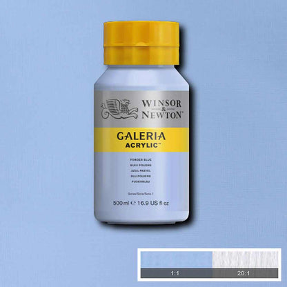 Winsor & Newton Galeria Acrylic 500ml Powder Blue 446