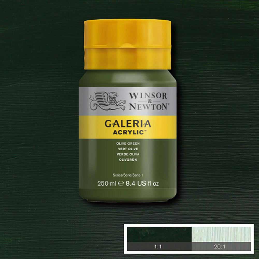 Winsor & Newton Galeria Acrylic 500ml Olive Green 447