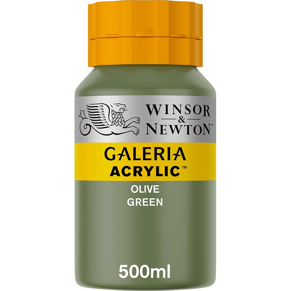 Winsor & Newton Galeria Acrylic 500ml Olive Green 447