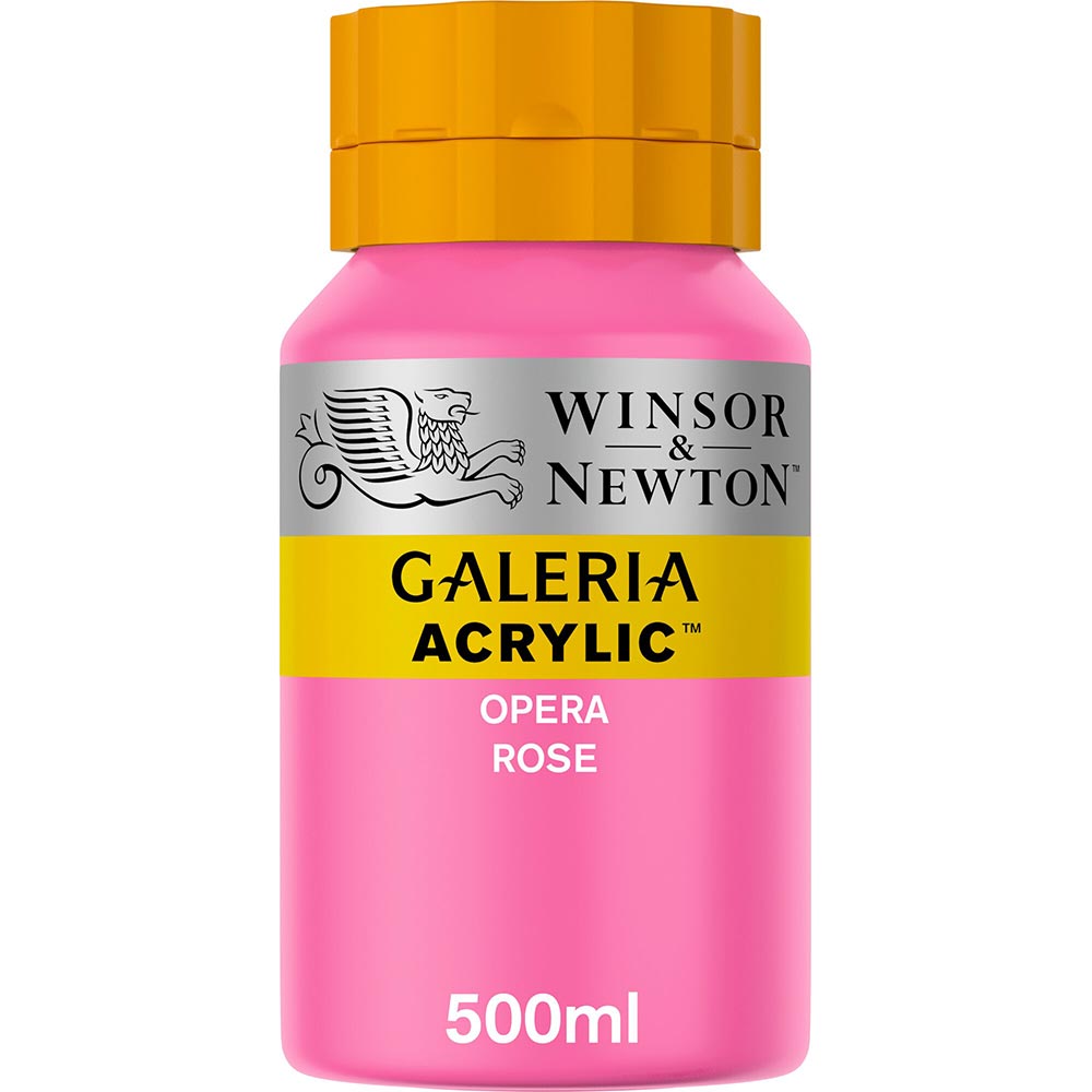 Winsor & Newton Galeria Acrylic 500ml Opera Rose 448