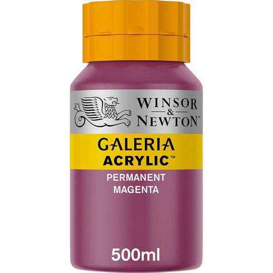 Winsor & Newton Galeria Acrylic 500ml Permanent Magenta 488