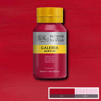Winsor & Newton Galeria Acrylic 500ml Permanent Rose 502
