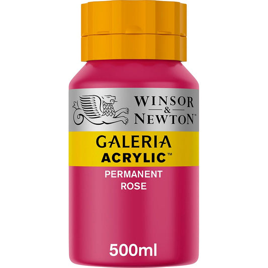 Winsor & Newton Galeria Acrylic 500ml Permanent Rose 502