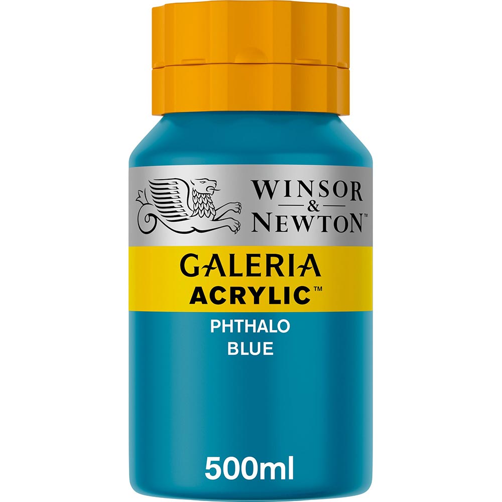 Winsor & Newton Galeria Acrylic 500ml Phthalo Blue 516