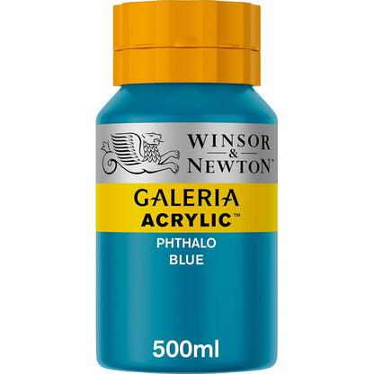 Winsor & Newton Galeria Acrylic 500ml Phthalo Blue 516