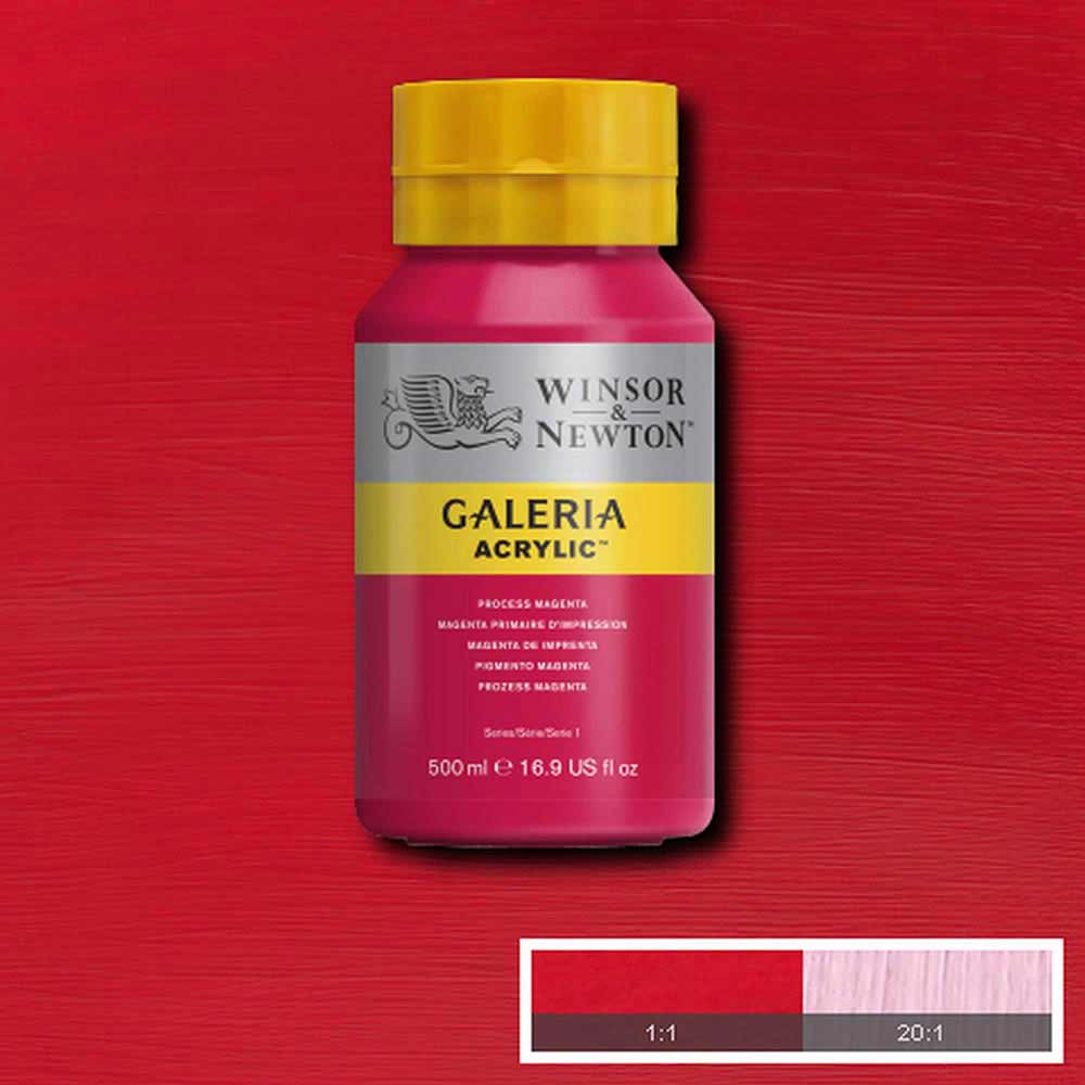 Winsor & Newton Galeria Acrylic 500ml Process Magenta 533