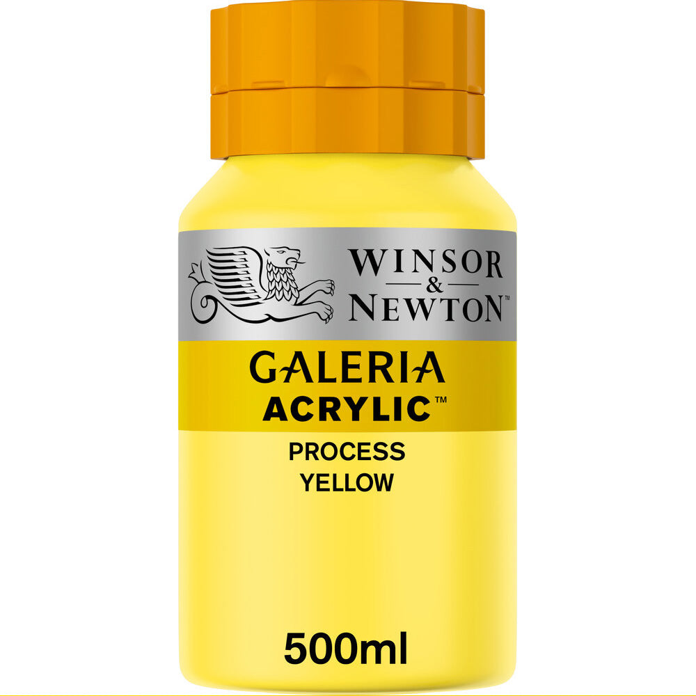 Winsor & Newton Galeria Acrylic 500ml Process Yellow 537