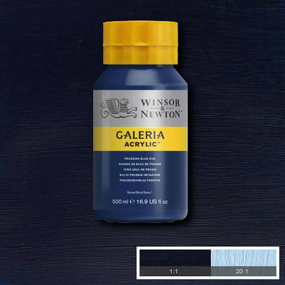 Winsor & Newton Galeria Acrylic 500ml Prussian Blue Hue 541