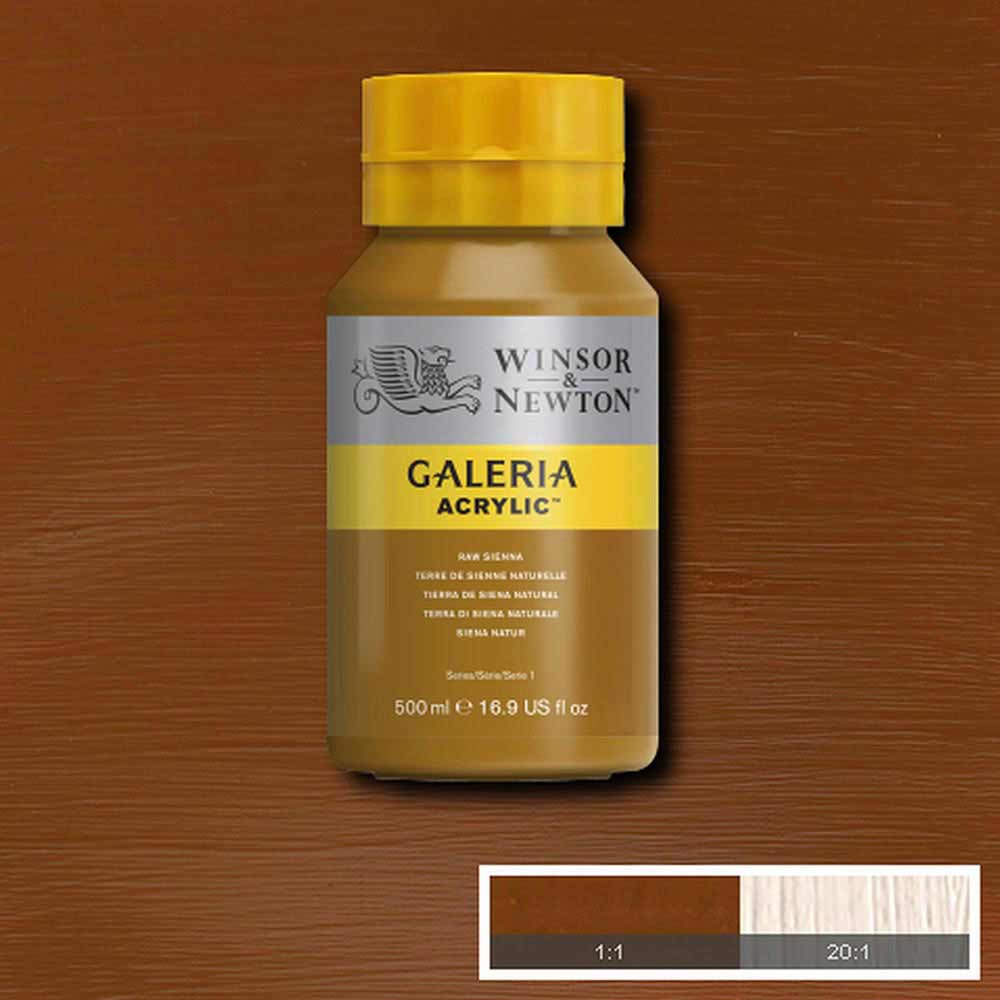 Winsor & Newton Galeria Acrylic 500ml Raw Sienna 552
