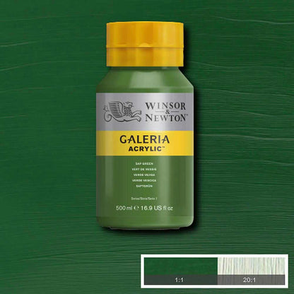 Winsor & Newton Galeria Acrylic 500ml Sap Green 599