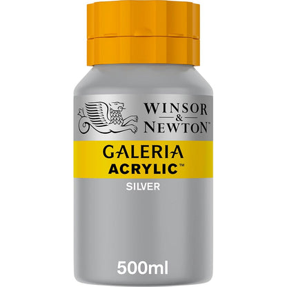 Winsor & Newton Galeria Acrylic 500ml Silver 617 S.2 (Metalik)