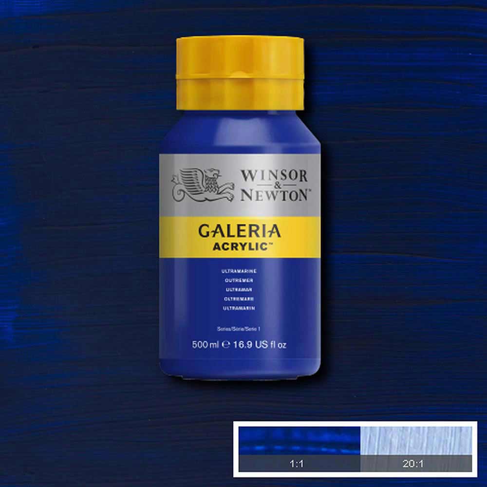 Winsor & Newton Galeria Acrylic 500ml Ultramarine 660