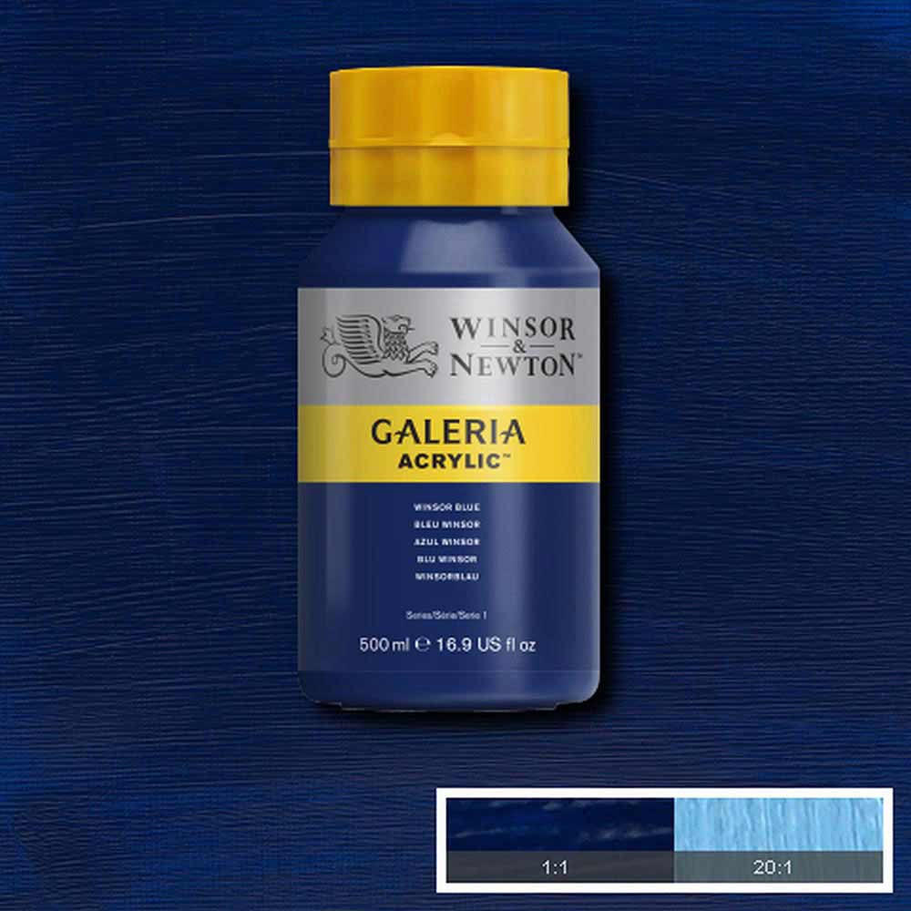 Winsor & Newton Galeria Acrylic 500ml Winsor Blue (Red Shade) 706
