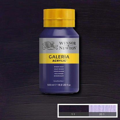 Winsor & Newton Galeria Acrylic 500ml Winsor Violet 728