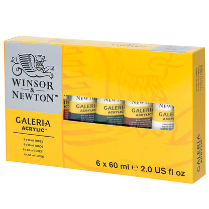 Winsor & Newton Galeria Akrilik Boya Seti 6x60ml