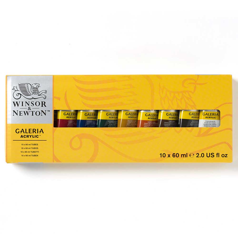 Winsor & Newton Galeria Akrilik Boya Seti 10x60ml