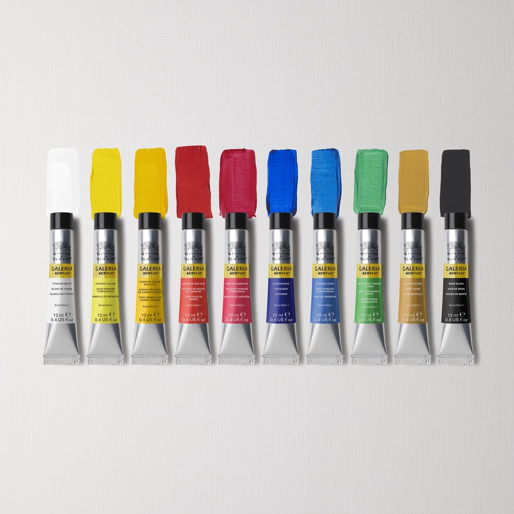 Winsor & Newton Galeria Akrilik Boya Access Boya Seti 10x12ml Tüp